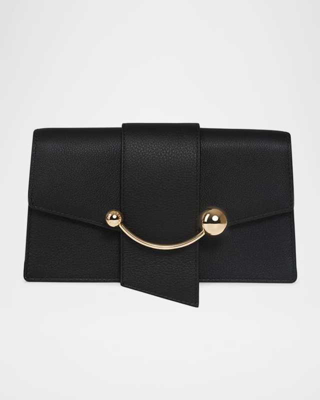 Crescent Mini Leather Shoulder Bag